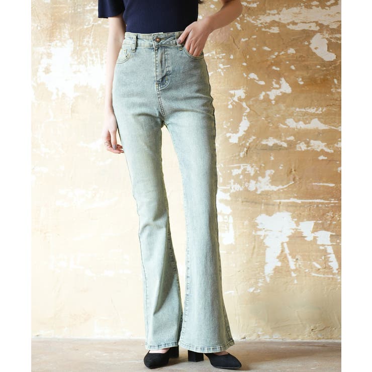 ハイウエストストレッチデニムパンツ | SAISON DE PAPILLON  | 詳細画像13 