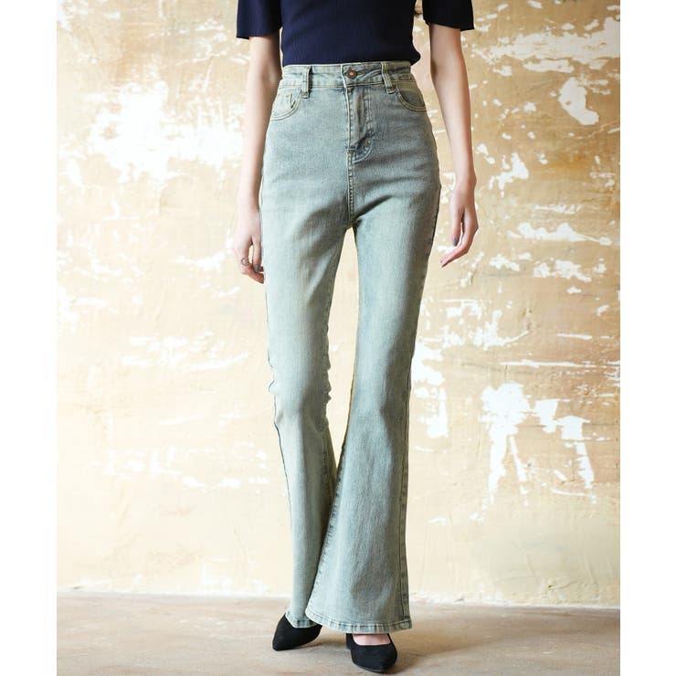 ハイウエストストレッチデニムパンツ | SAISON DE PAPILLON  | 詳細画像14 