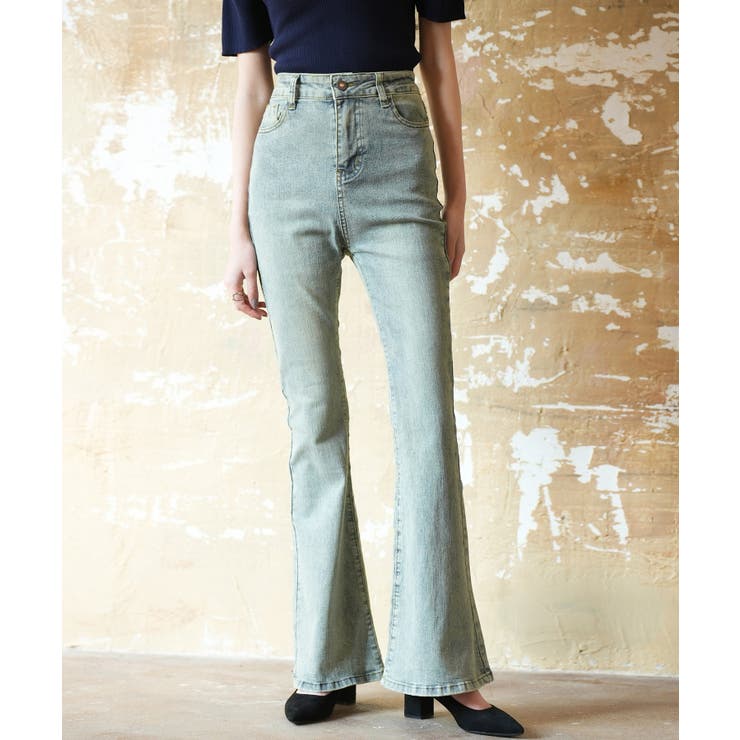 ハイウエストストレッチデニムパンツ | SAISON DE PAPILLON  | 詳細画像15 