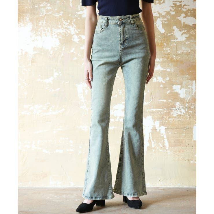 ハイウエストストレッチデニムパンツ | SAISON DE PAPILLON  | 詳細画像17 