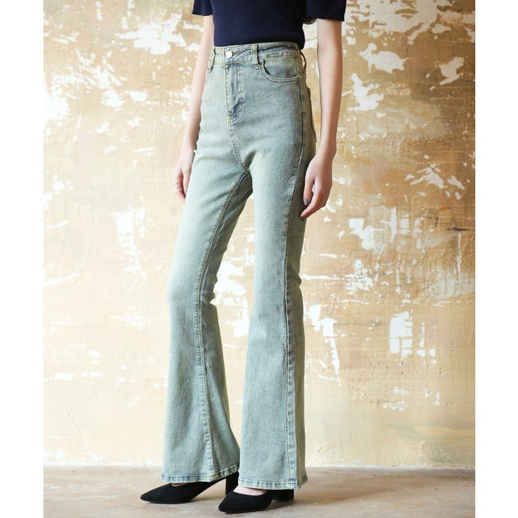 ハイウエストストレッチデニムパンツ | SAISON DE PAPILLON  | 詳細画像19 