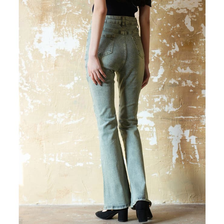 ハイウエストストレッチデニムパンツ | SAISON DE PAPILLON  | 詳細画像6 