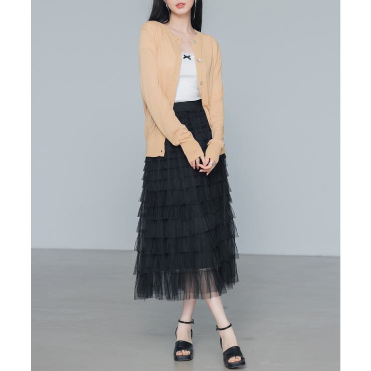 【接触冷感】クルーネックサマーニットカーディガン | SAISON DE PAPILLON  | 詳細画像60 