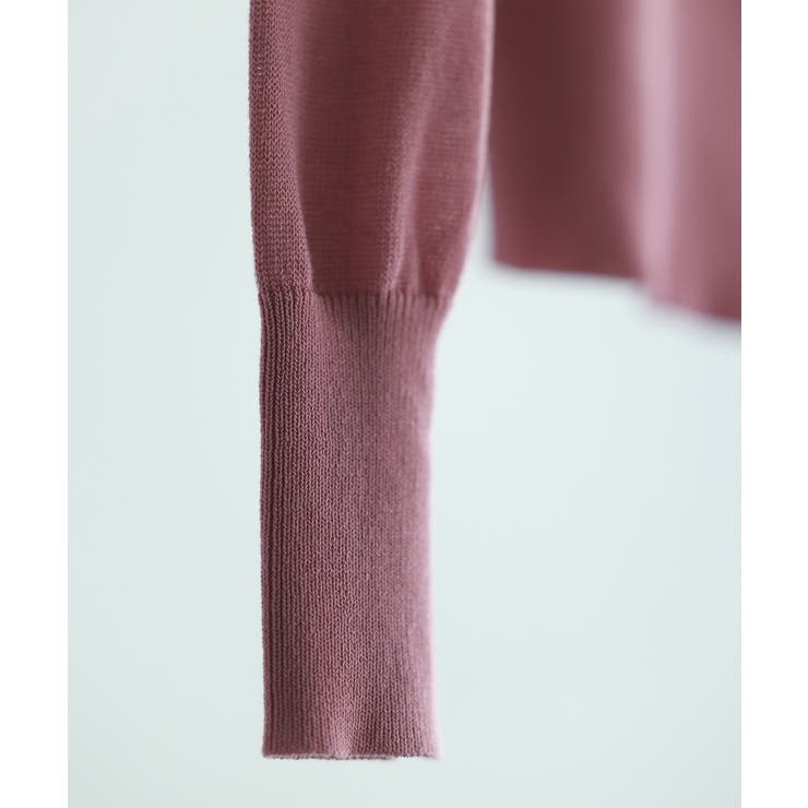 【接触冷感】クルーネックサマーニットカーディガン | SAISON DE PAPILLON  | 詳細画像64 