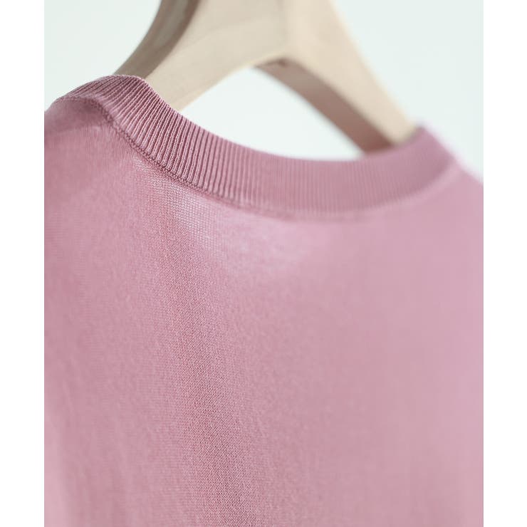 【接触冷感】クルーネックサマーニットカーディガン | SAISON DE PAPILLON  | 詳細画像66 