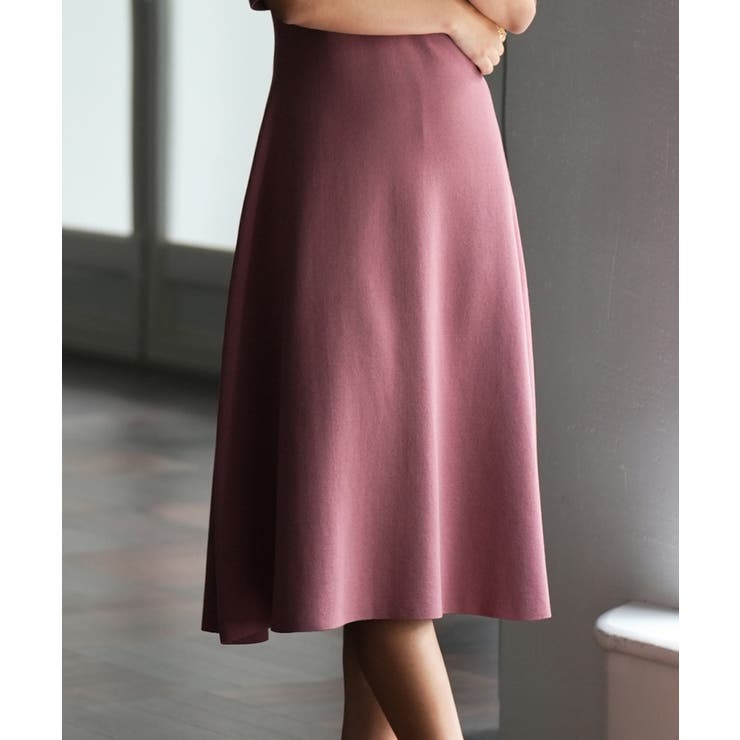 前後2way襟付きミモレ丈ニットワンピース | SAISON DE PAPILLON  | 詳細画像16 