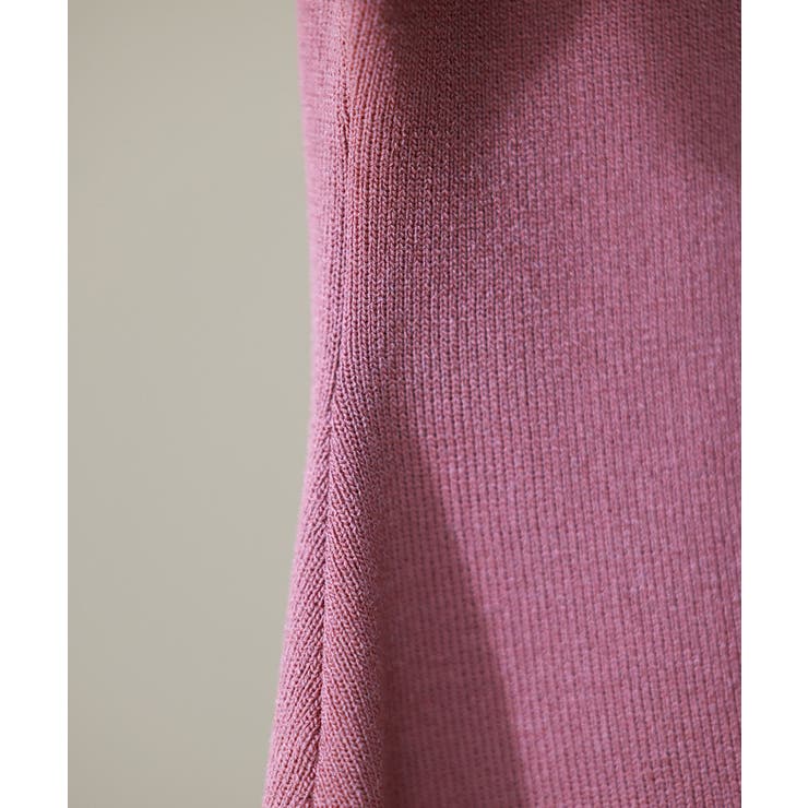 前後2way襟付きミモレ丈ニットワンピース | SAISON DE PAPILLON  | 詳細画像40 