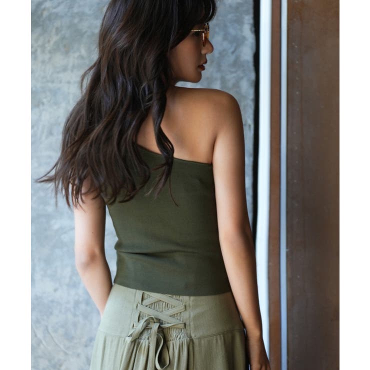 【未使用】todayful studio doe コラボ　タンクトップ　セージ TODAYFUL × Studio Doe コラボ】カップインタンクトップ (STUDIO