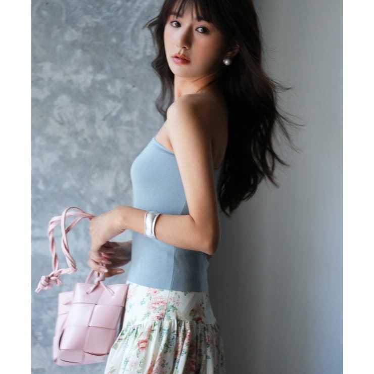 ワンショルダーニットタンクトップ | SAISON DE PAPILLON  | 詳細画像37 