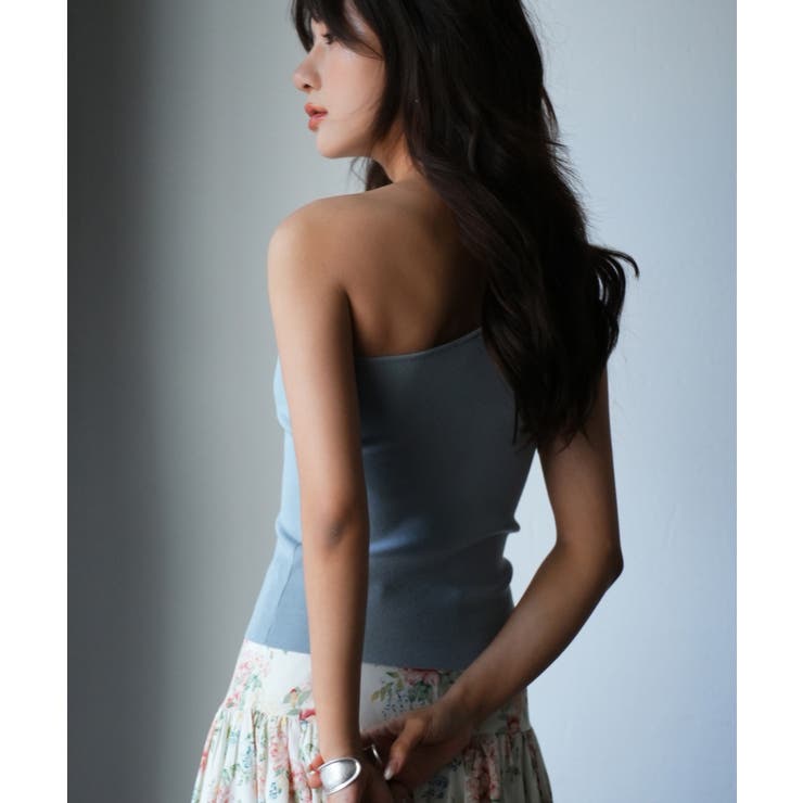 ワンショルダーニットタンクトップ | SAISON DE PAPILLON  | 詳細画像38 