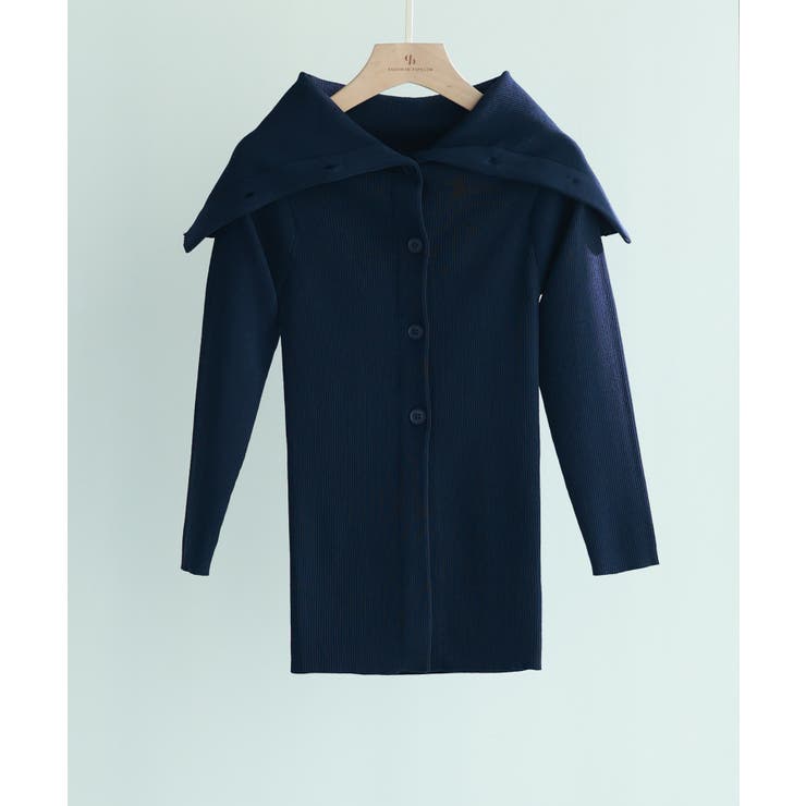 オフショルダーリブニットプルオーバー | SAISON DE PAPILLON  | 詳細画像44 