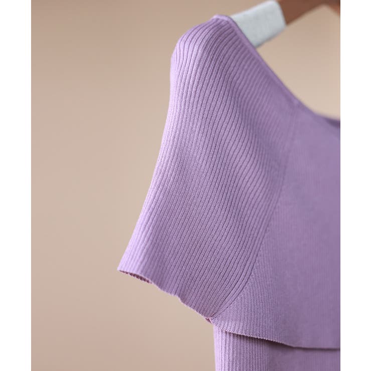 ケープ風2way半袖サマーニット | SAISON DE PAPILLON  | 詳細画像42 