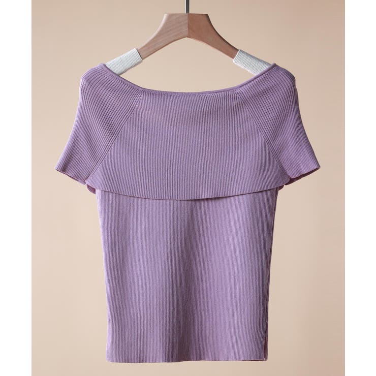 ケープ風2way半袖サマーニット | SAISON DE PAPILLON  | 詳細画像46 