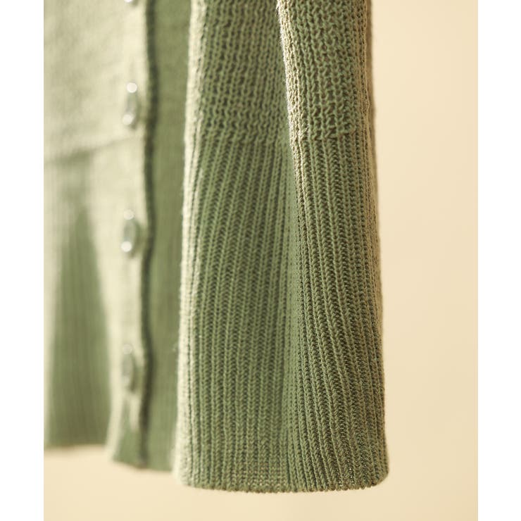 リブ切り替えショート丈半袖ニット | SAISON DE PAPILLON  | 詳細画像45 