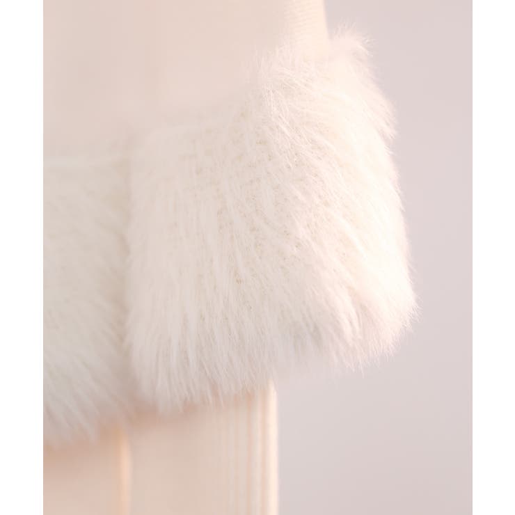 ファー付きケープライクニットプルオーバー | SAISON DE PAPILLON  | 詳細画像32 