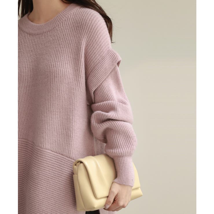 2wayチュニック丈ニットプルオーバー | SAISON DE PAPILLON  | 詳細画像14 