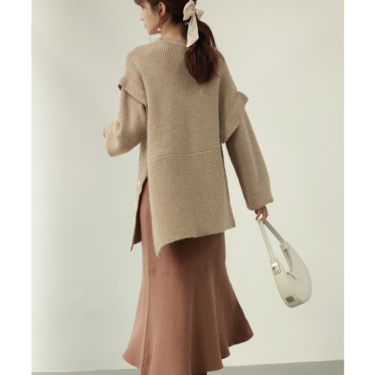 2wayチュニック丈ニットプルオーバー | SAISON DE PAPILLON  | 詳細画像28 