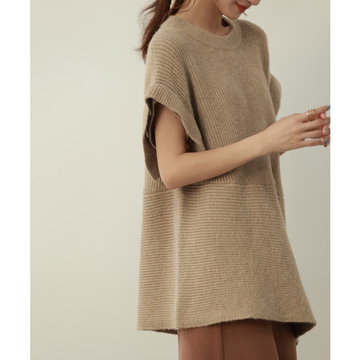 2wayチュニック丈ニットプルオーバー | SAISON DE PAPILLON  | 詳細画像30 