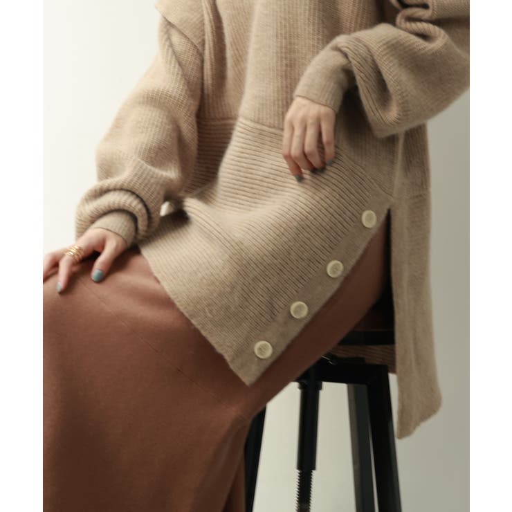 2wayチュニック丈ニットプルオーバー | SAISON DE PAPILLON  | 詳細画像32 