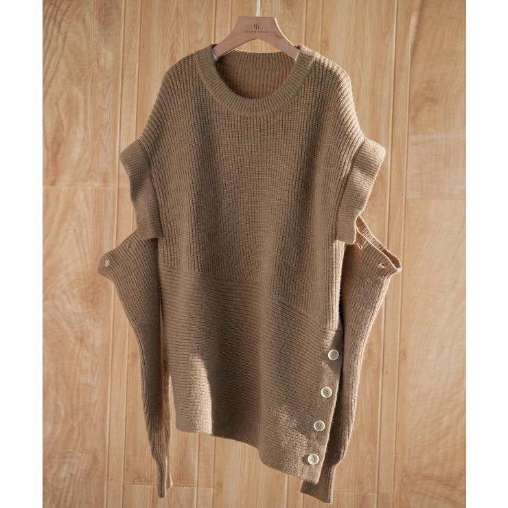 2wayチュニック丈ニットプルオーバー | SAISON DE PAPILLON  | 詳細画像38 