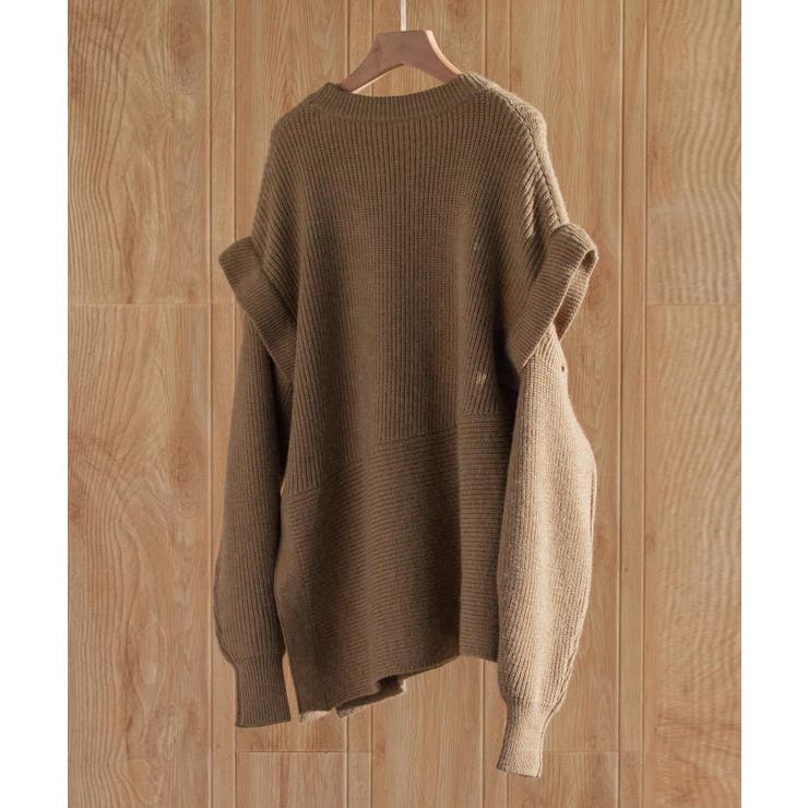 2wayチュニック丈ニットプルオーバー | SAISON DE PAPILLON  | 詳細画像39 