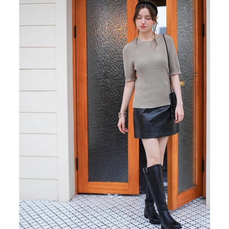 天竺編みサマーニットプルオーバー | SAISON DE PAPILLON  | 詳細画像26 