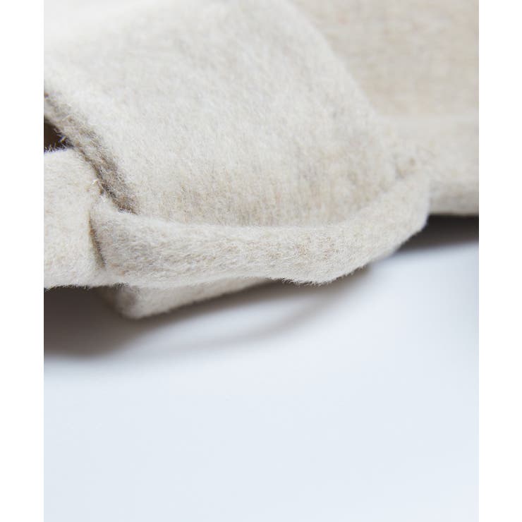 ウール混ダブルフェイスガウンコート | SAISON DE PAPILLON  | 詳細画像25 