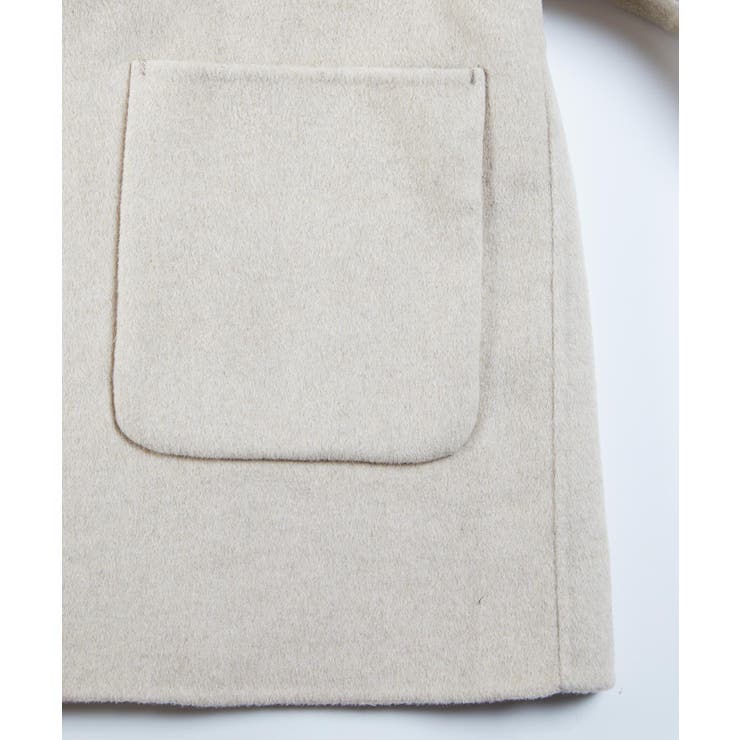 ウール混ダブルフェイスガウンコート | SAISON DE PAPILLON  | 詳細画像27 