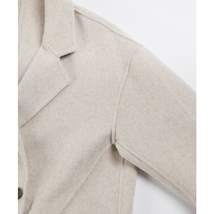 ウール混ダブルフェイスPコート | SAISON DE PAPILLON  | 詳細画像25 