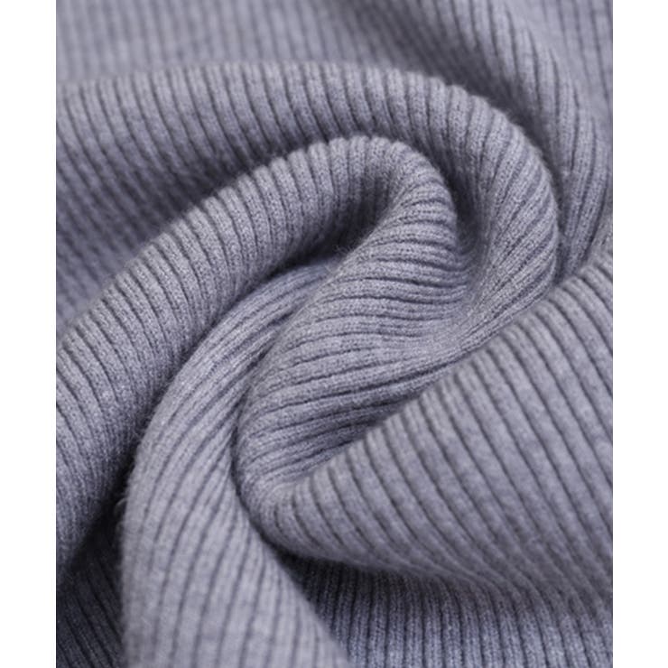 春まで着れる リブニットトップス フリルとパールがアクセント | SEU | 詳細画像45 