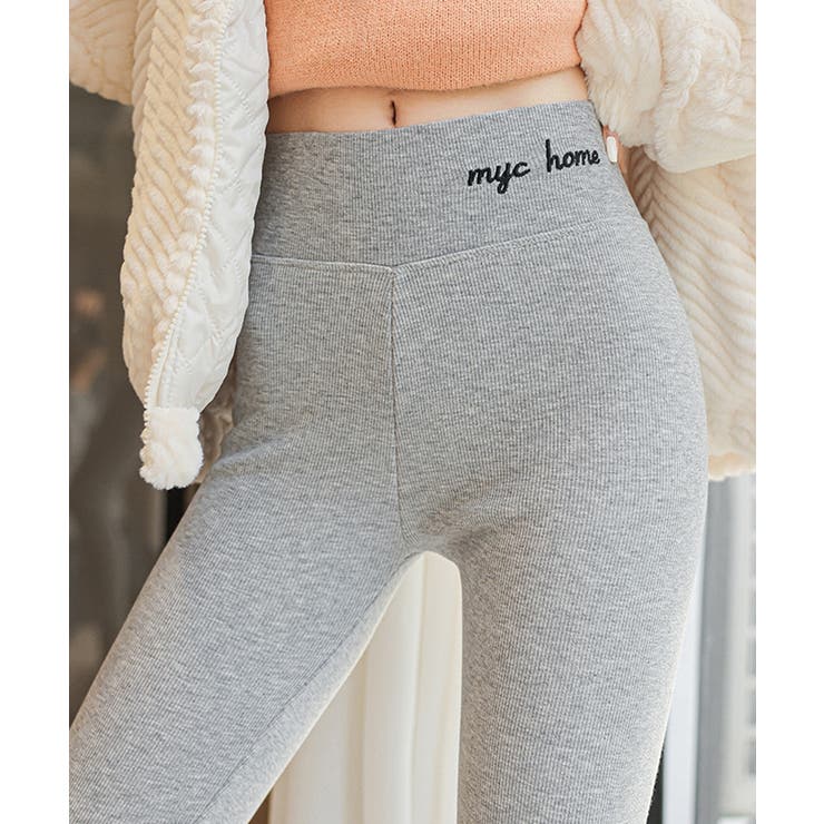 裏毛起毛ハイウエストリブレギンス 防寒 あったか | SEU | 詳細画像10 