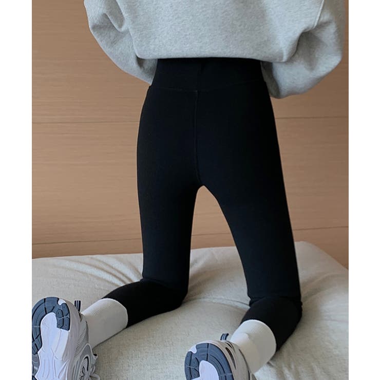 裏毛起毛ハイウエストリブレギンス 防寒 あったか | SEU | 詳細画像23 