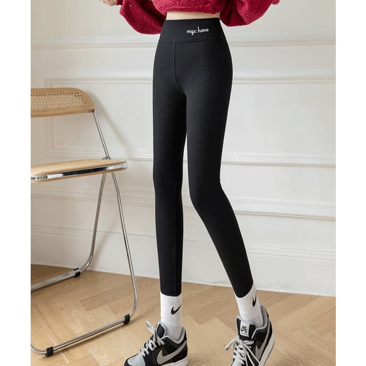 裏毛起毛ハイウエストリブレギンス 防寒 あったか | SEU | 詳細画像30 