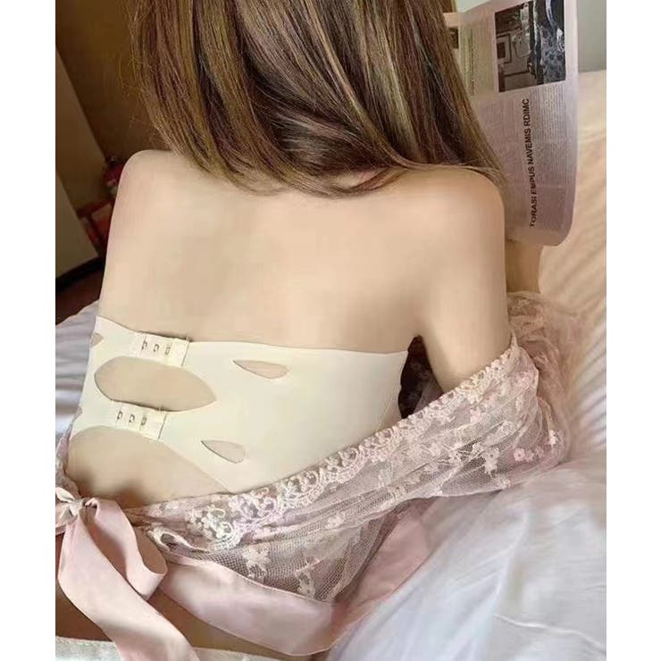 カップ付きバッククロスブラトップ チューブトップ ベアトップ | SEU | 詳細画像17 