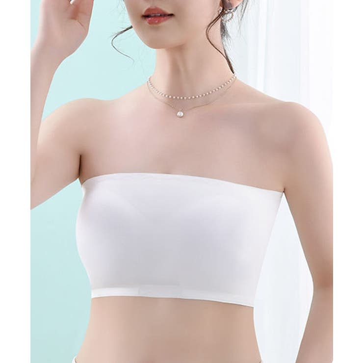 カップ付きバッククロスブラトップ チューブトップ ベアトップ | SEU | 詳細画像4 