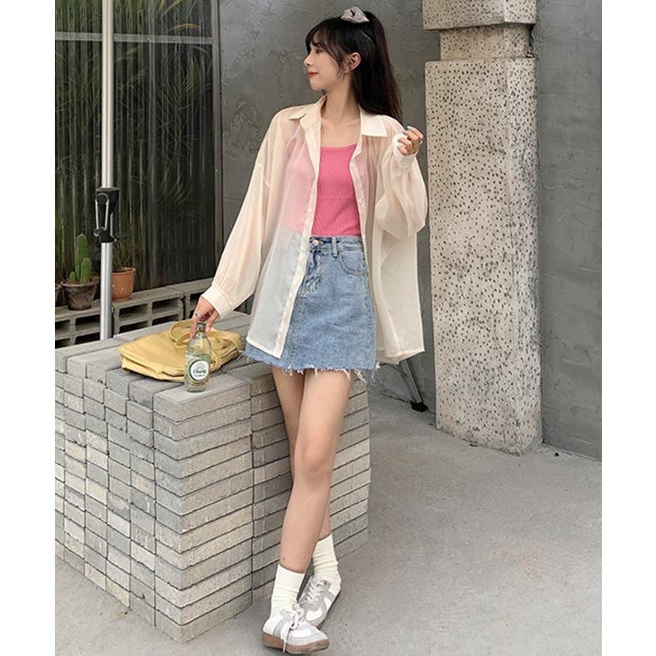 10色選べる！シアーシャツ カーディガン ゆったり | SEU | 詳細画像29 