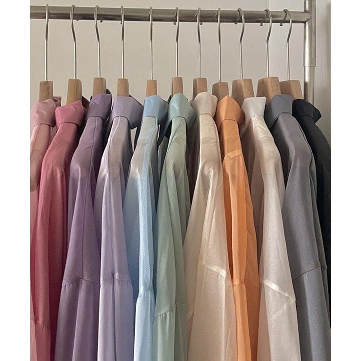 10色選べる！シアーシャツ カーディガン ゆったり | SEU | 詳細画像83 