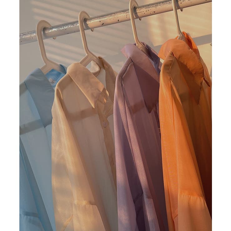 10色選べる！シアーシャツ カーディガン ゆったり | SEU | 詳細画像85 