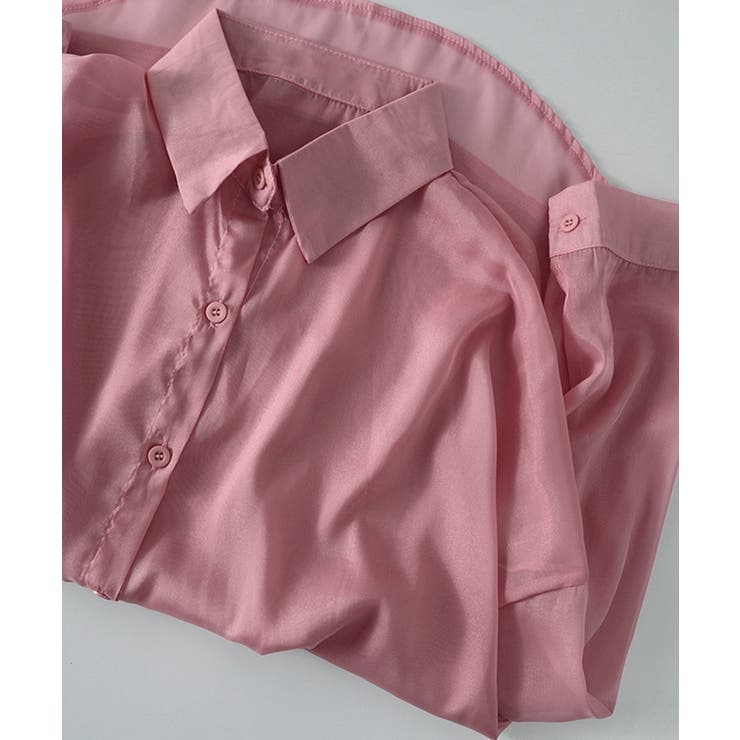 10色選べる！シアーシャツ カーディガン ゆったり | SEU | 詳細画像87 