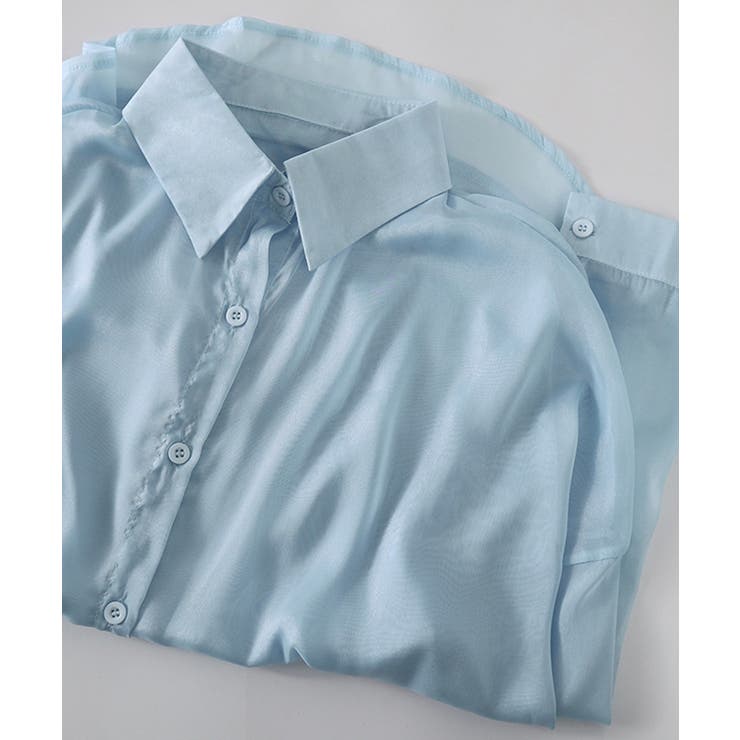 10色選べる！シアーシャツ カーディガン ゆったり | SEU | 詳細画像88 