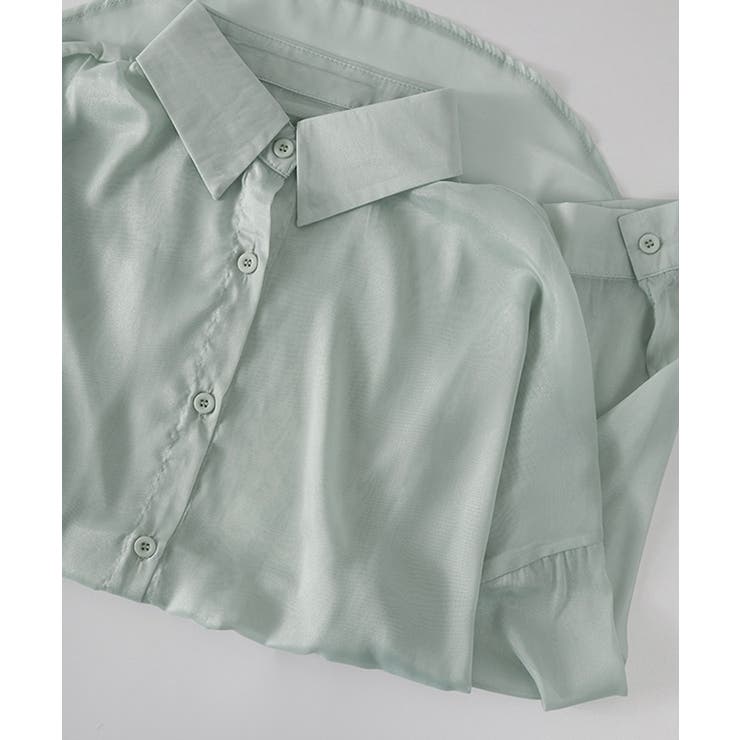 10色選べる！シアーシャツ カーディガン ゆったり | SEU | 詳細画像89 