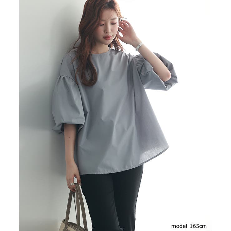 【SNSで大人気】ネック2タイプ選べる！袖コンブラウス トップス パフスリーブ | SEU | 詳細画像20 