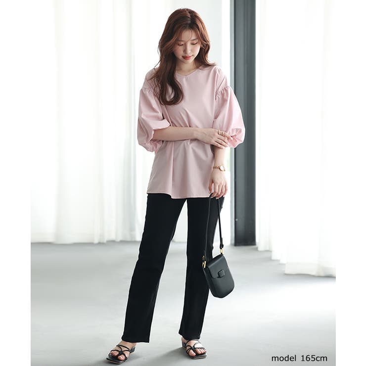 【SNSで大人気】ネック2タイプ選べる！袖コンブラウス トップス パフスリーブ | SEU | 詳細画像28 