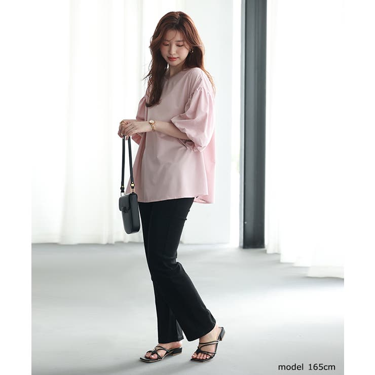 【SNSで大人気】ネック2タイプ選べる！袖コンブラウス トップス パフスリーブ | SEU | 詳細画像33 