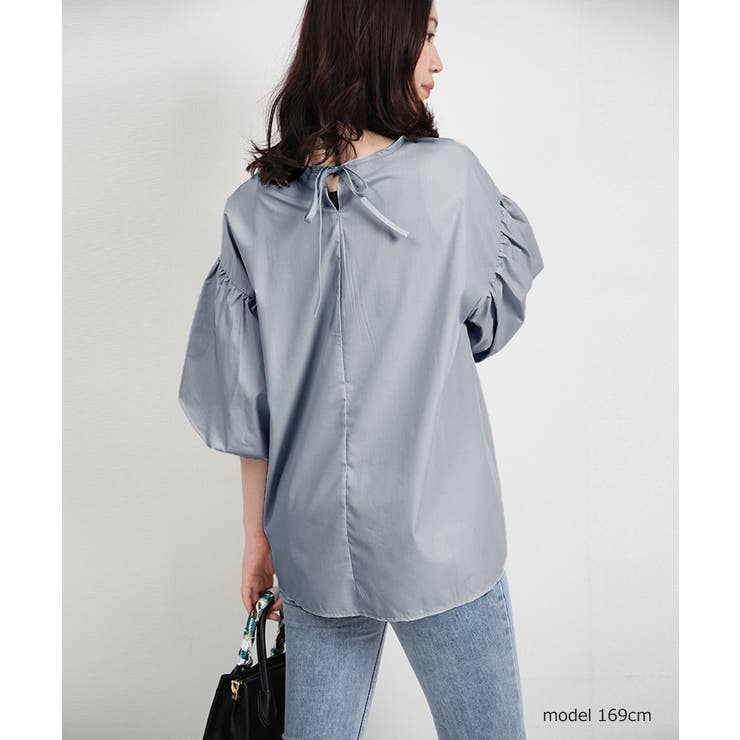 【SNSで大人気】ネック2タイプ選べる！袖コンブラウス トップス パフスリーブ | SEU | 詳細画像42 