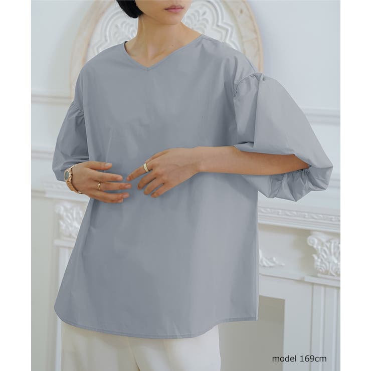 【SNSで大人気】ネック2タイプ選べる！袖コンブラウス トップス パフスリーブ | SEU | 詳細画像43 