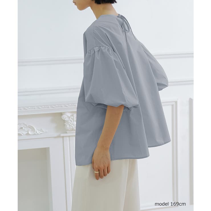 【SNSで大人気】ネック2タイプ選べる！袖コンブラウス トップス パフスリーブ | SEU | 詳細画像45 