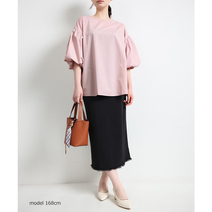 【SNSで大人気】ネック2タイプ選べる！袖コンブラウス トップス パフスリーブ | SEU | 詳細画像53 