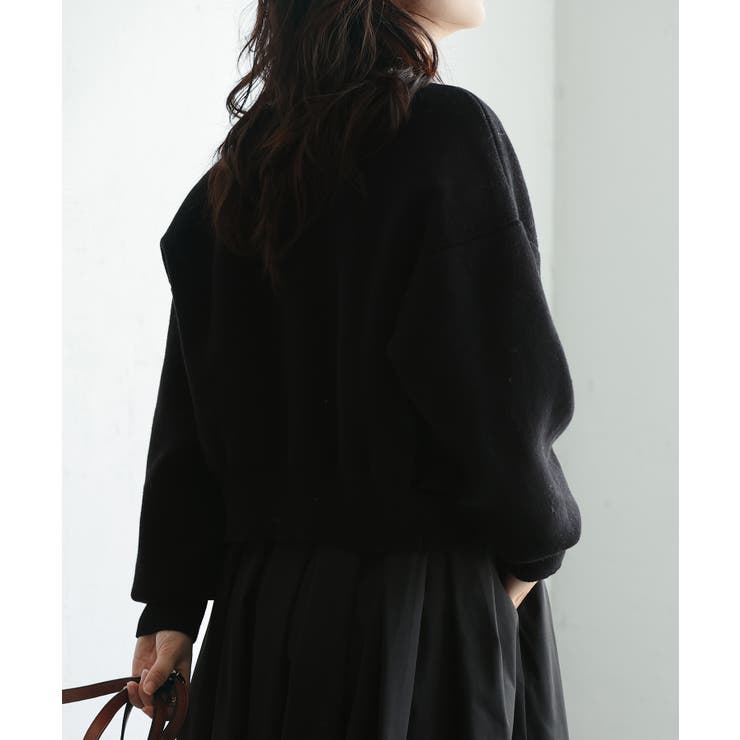 パールビジューボタンレスニットカーディガン | SAISON DE PAPILLON  | 詳細画像18 