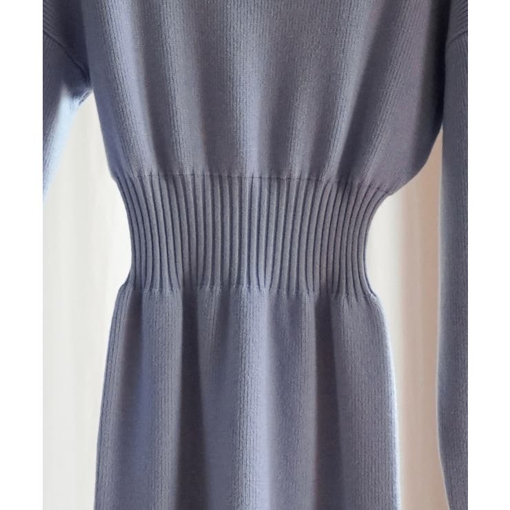 ウエストシェイプタートルネックニットワンピース | SAISON DE PAPILLON  | 詳細画像42